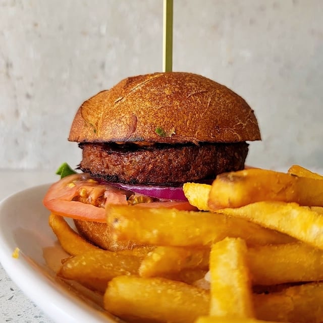Beyond Cheese Burger.