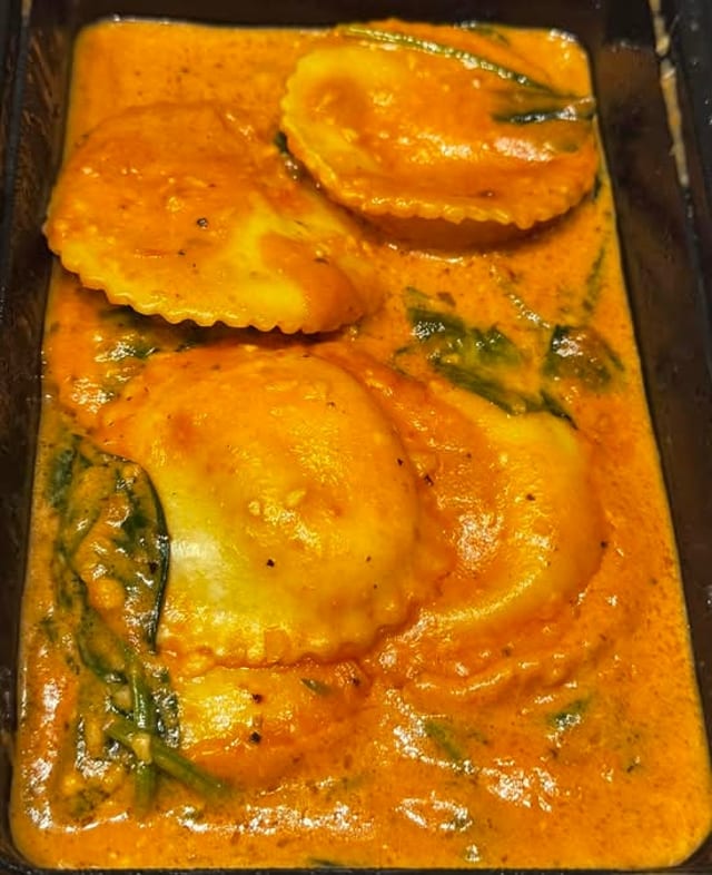 Ravioli Rose.